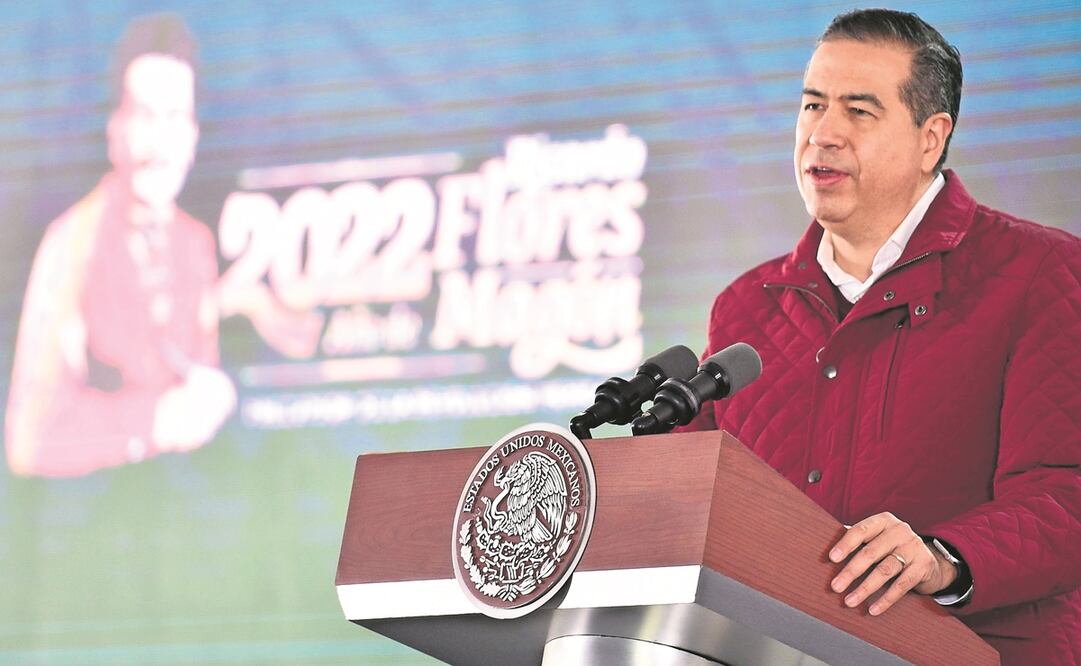 Ricardo Mejía, subsecretario de Seguridad, dio un avance de las pesquisas en la mañanera. Foto: Presidencia