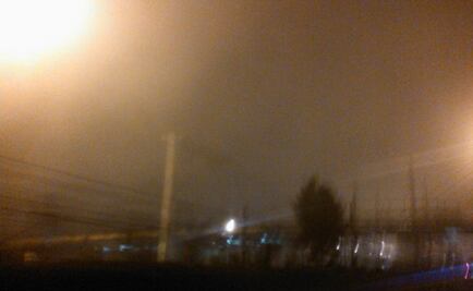 Suspenden operaciones en AICM por banco de niebla