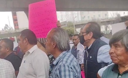 Ejidatarios de San Francisco Chimalpa bloquearon Periférico Norte tras sufrir asalto de casi 4.5 mdp