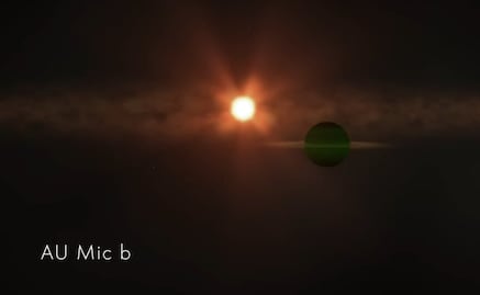 Detectan exoplaneta que orbita una estrella muy joven