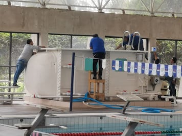 FMN ya repara el canal de nado contracorriente