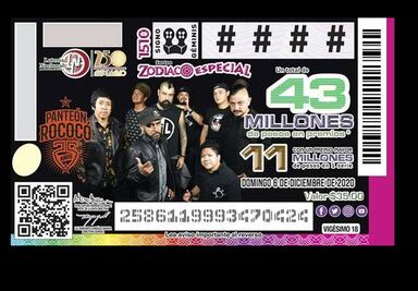 Panteón Rococó te traerá suerte porque son la imagen de la lotería nacional