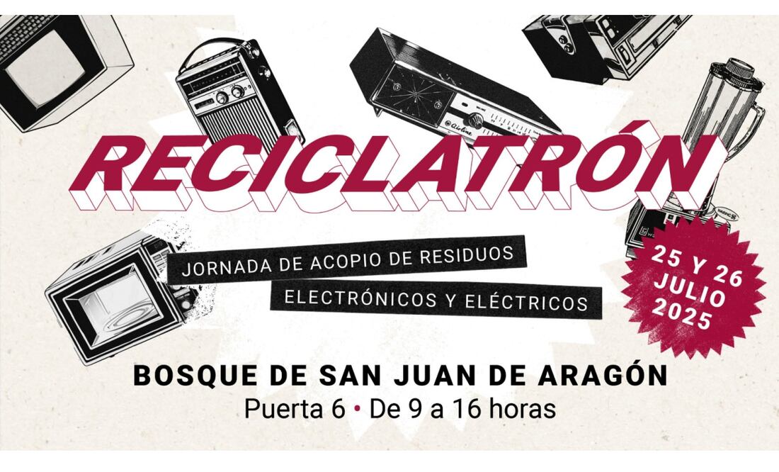 Nueva edición del Reciclatrón en la GAM, CDMX (24/07/2025). Foto: Especial