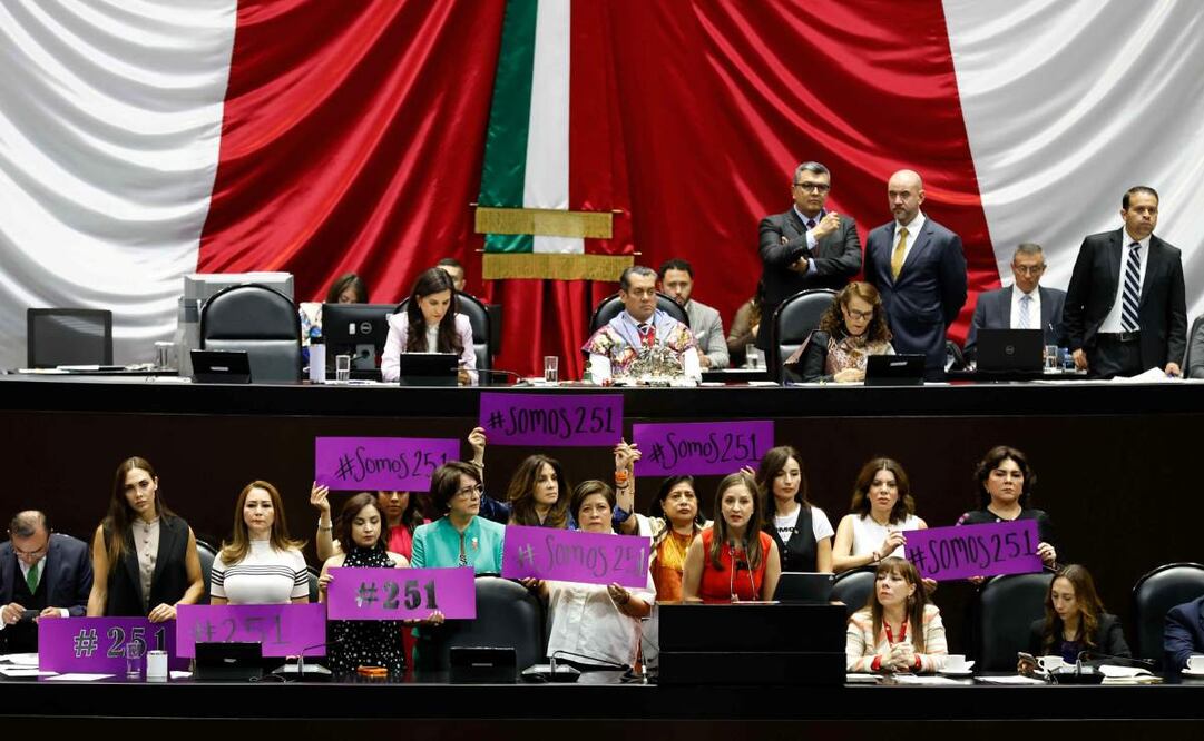 Sesión en la Cámara de Diputados en la que se votó por mayoría, desechar la solicitud de desafuero del diputado federal de Morena, Cuauhtémoc Blanco (25/03/25). Foto: Diego Simón Sánchez/ EL UNIVERSAL