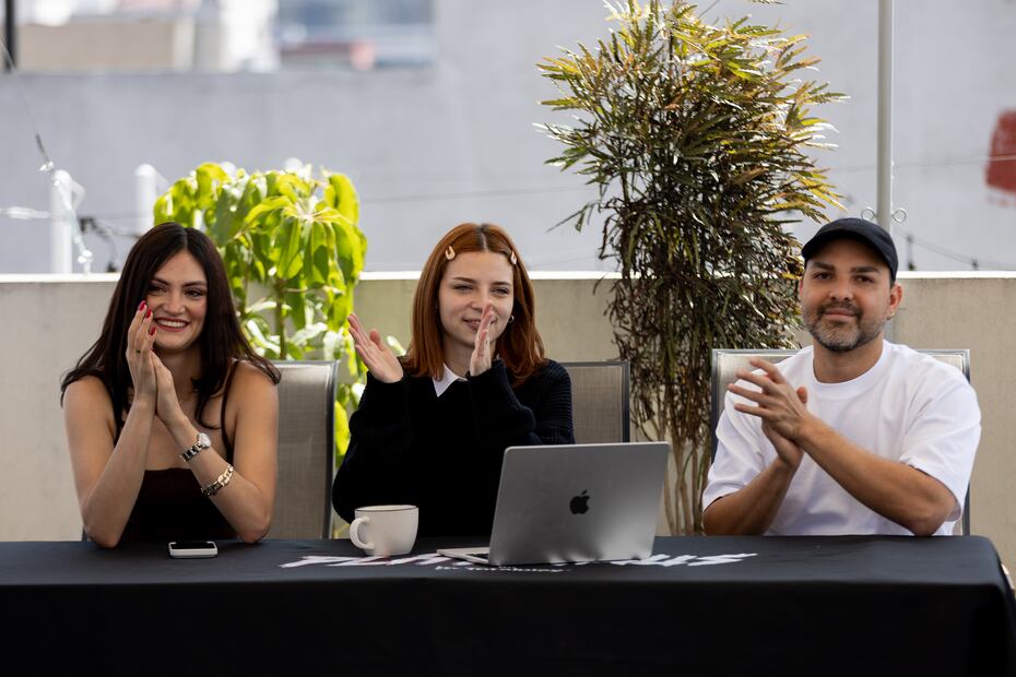 La presentación del 10 Mil Megas Gaming Fest estuvo a cargo de las influencers y creadoras de contenido Nattrauplay y Gigi. Foto: Hugo Salvador / EL UNIVERSAL