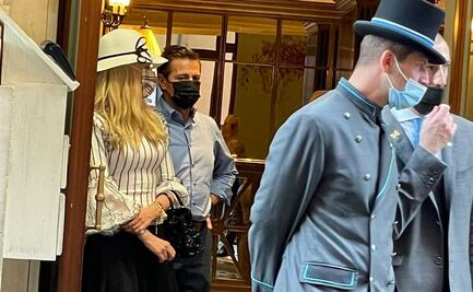 Captan a Peña Nieto saliendo de un hotel de lujo en Roma y mujer le grita "ratero"