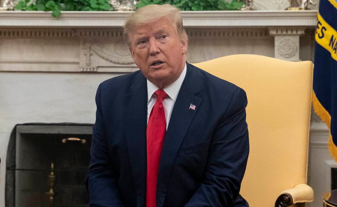 El presidente de Estados Unidos, Donald Trump, desde la Casa Blanca (Foto: AP)