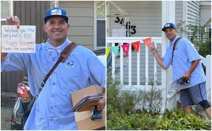VIDEO: Así fue la emotiva despedida a un cartero tras 31 años de servicio; reacción se vuelve viral
