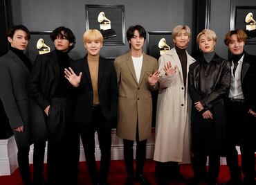 BTS arriba a los Grammy 2020 y enciende las redes sociales