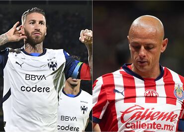 Sergio Ramos provoca burlas a Chicharito Hernández; ya igualó su marca goleadora en la Liga MX