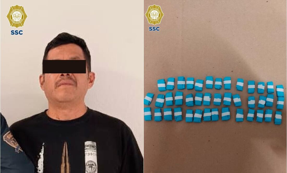 Detienen a "El Jetas", uno de los lideres de "Los Rodolfos", en Xochimilco. Foto: Especial