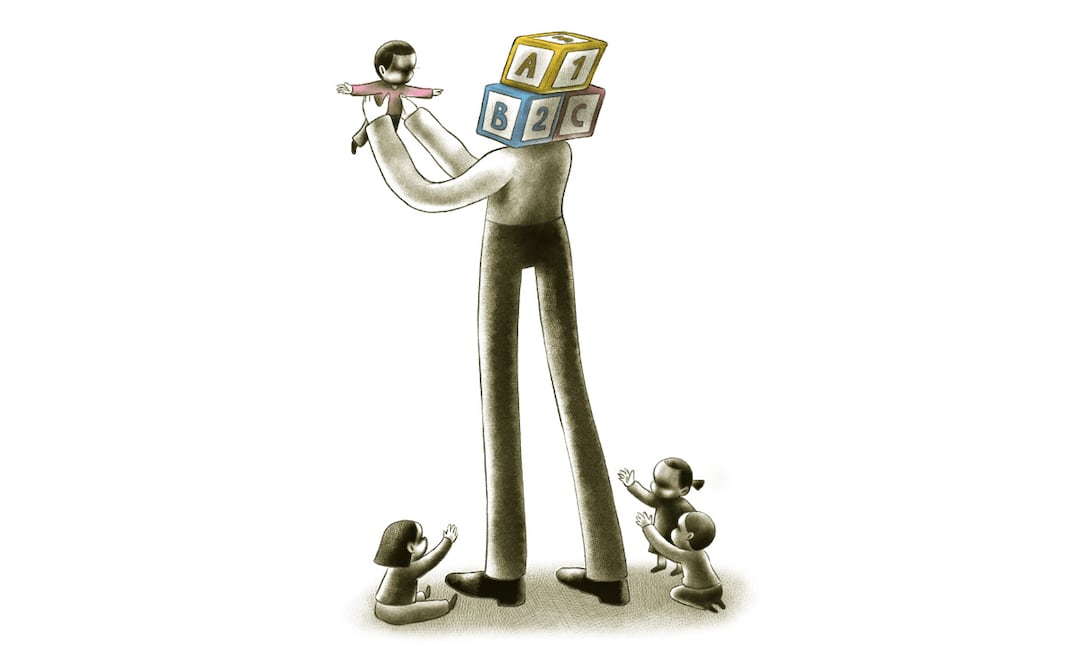 Educación inicial: rezagados. Ilustración de Ani Cortés