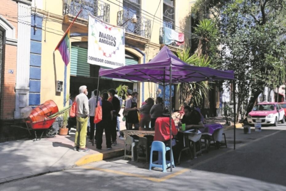 Manos amigues, lugar en el que comen todos