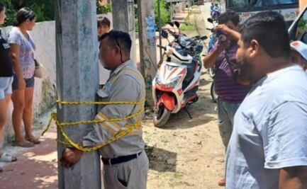 Amarran a trabajador de la CFE a poste de luz en Dzemul, Yucatán; vecinos denuncian 12 horas sin energía eléctrica 