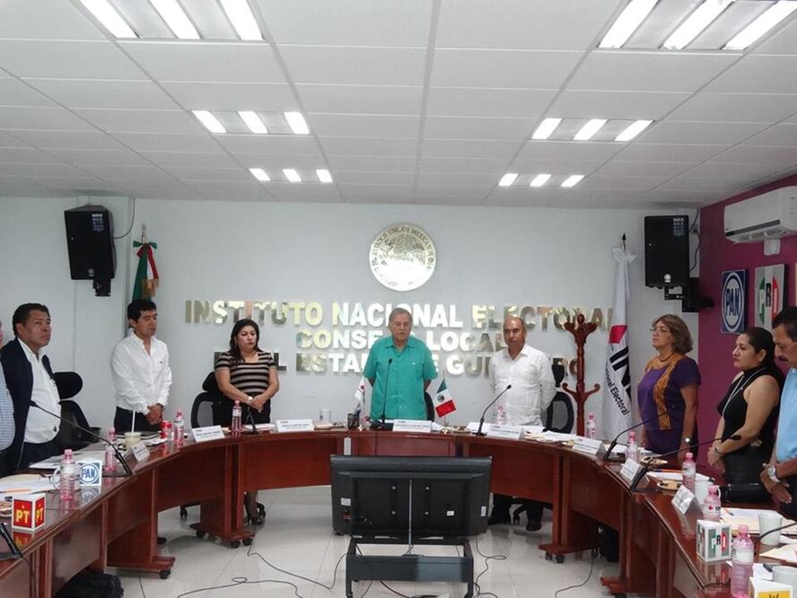 Foto: tomada de Facebook  INE Guerrero