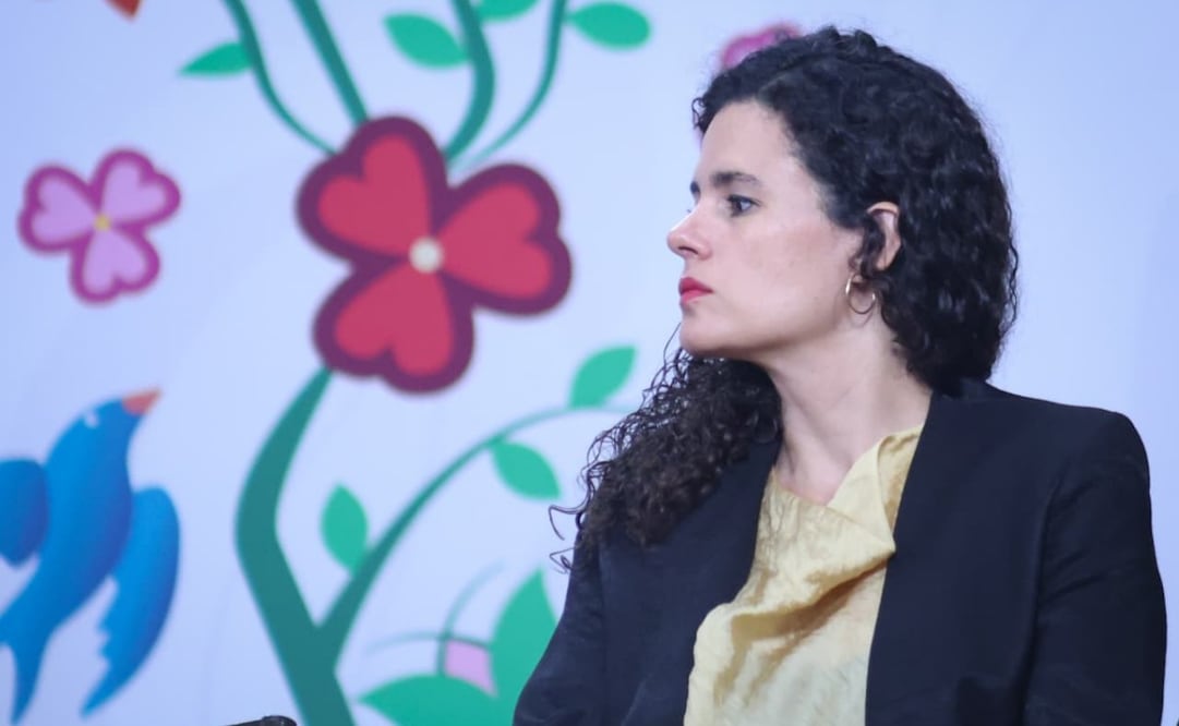 La consejera jurídica Luisa Alcalde durante la “Mañanera del Pueblo” en Palacio Nacional de este 12 de mayo de 2026. Foto: Luis Camacho/ EL UNIVERSAL