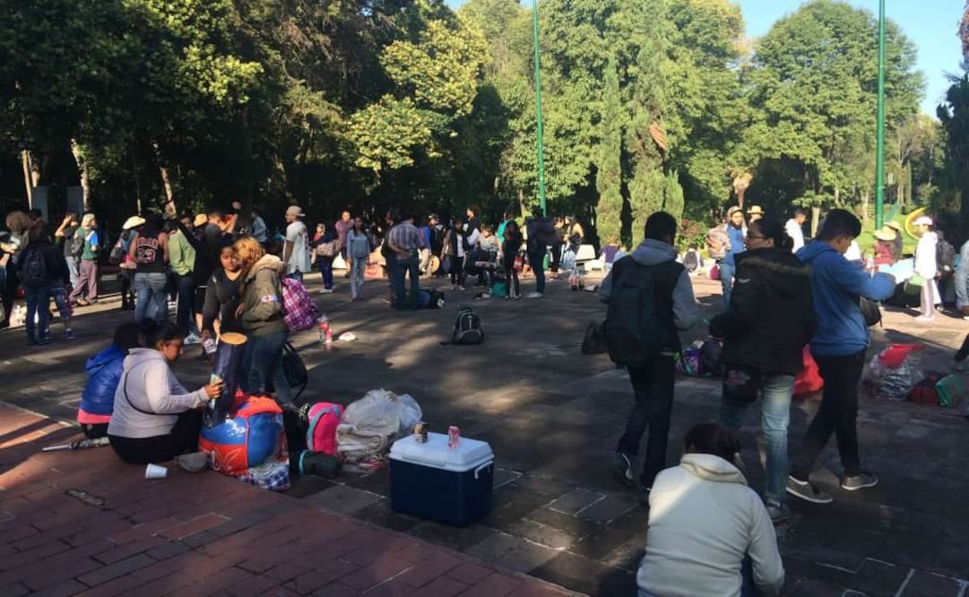 Alrededor de 150 jóvenes se encuentran en el campamento. Foto: Astrid Rivera