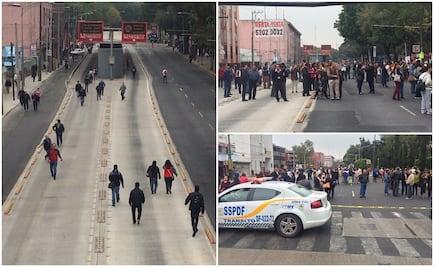Manifestantes afectan Línea 2 del Metrobús