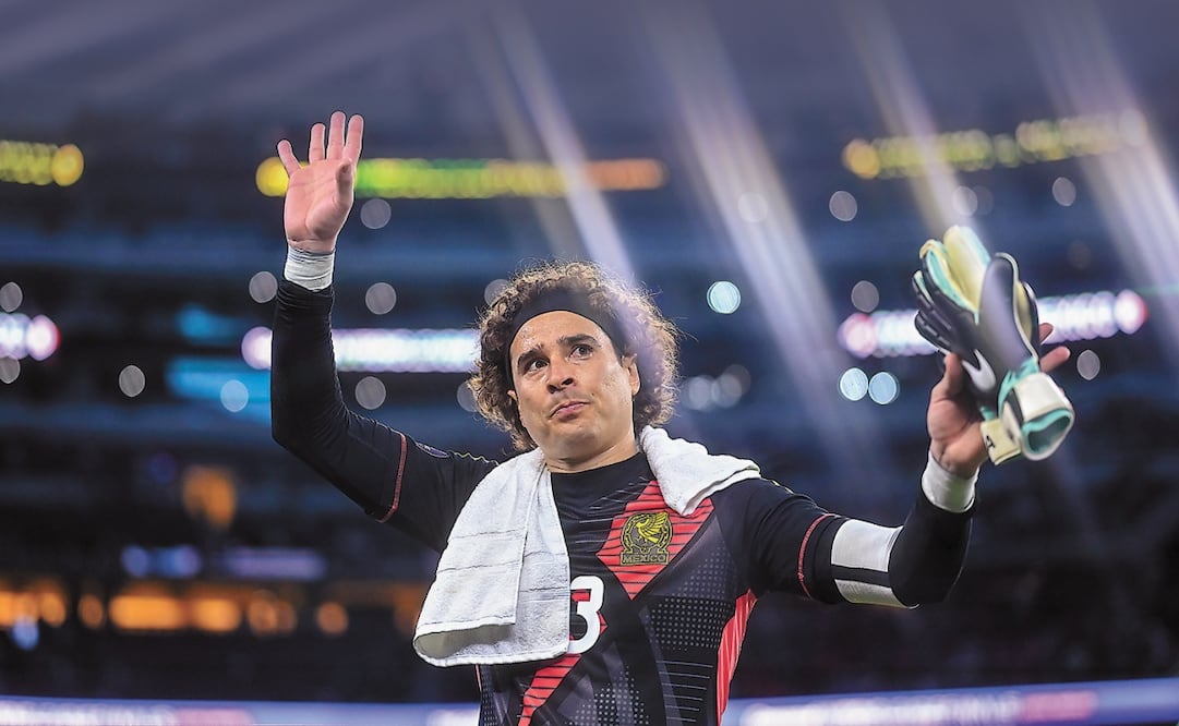Arlington, Texas, Estados Unidos, 21 de marzo de 2024. Guillermo Ochoa durante el partido de Semifinal del Final Four de la Liga de Naciones de la Concacaf 2023-2024, entre la Selección de Panamá y la Selección Nacional de México, celebrado en el AT&T Stadium. Foto: Imago7/ Etzel Espinosa