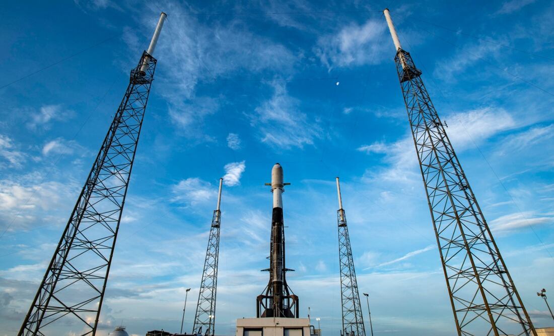 Falcon 9 con 88 satélites abordo. Foto: SpaceX