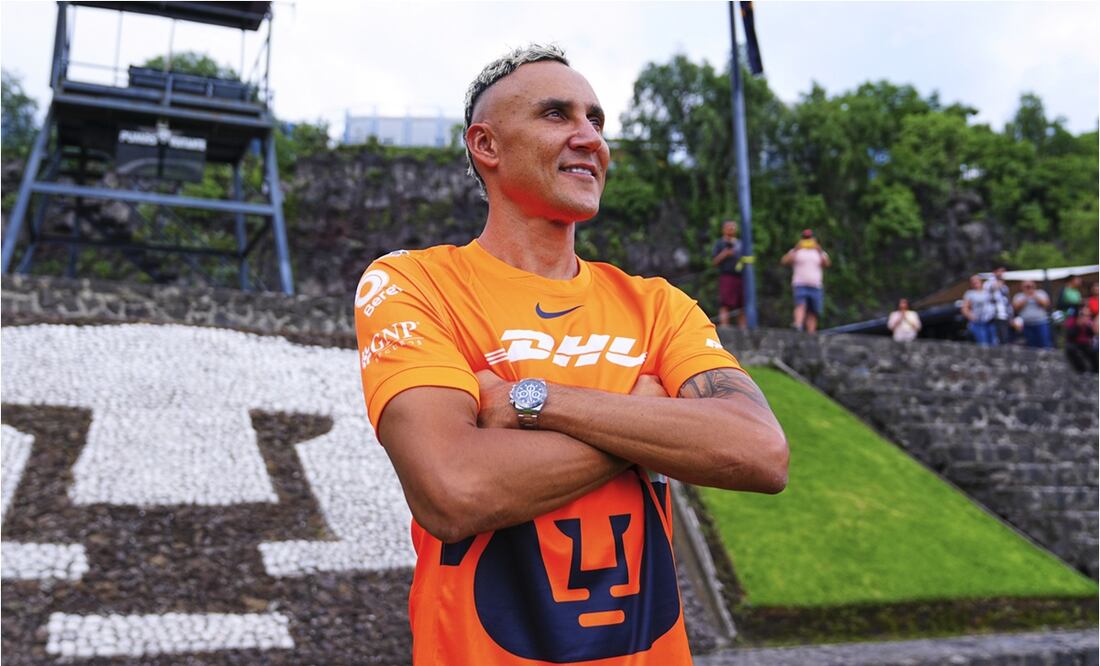 Keylor Navas fue presentado oficialmente con los Pumas de la UNAM. FOTO: IMAGO7