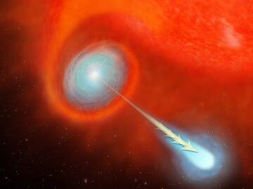 La NASA detecta gigantes "balas de cañon" en el espacio