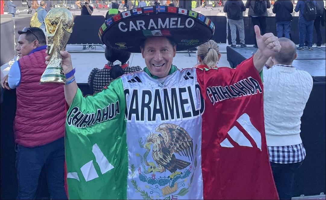 Héctor Chávez da vida al polémico personaje Caramelo. FOTO: @CarameloMX_