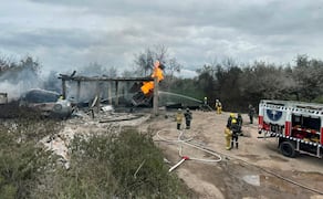 Explotan cuatro autotanques de gas LP en Tepeaca, Puebla; evacúan hospital, escuelas y viviendas por riesgo. Foto: Especial
