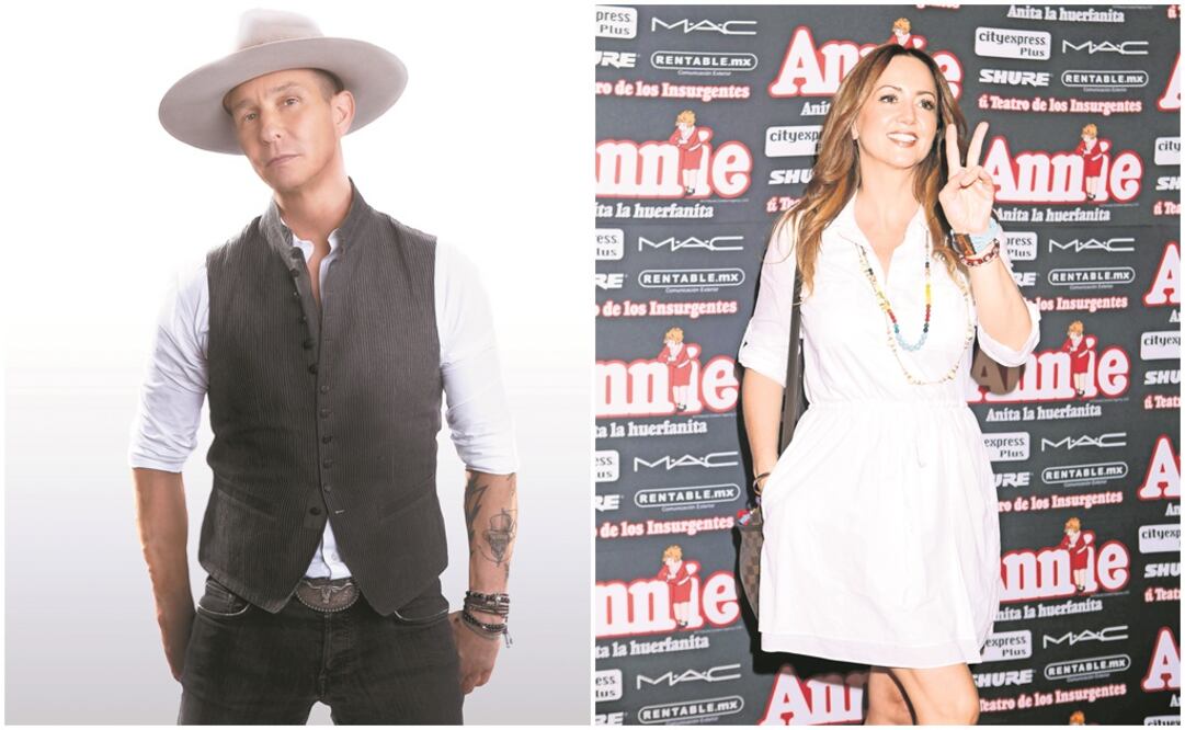 Erik Rubín y Andrea Legarreta. Fotos: Cortesía y archivo