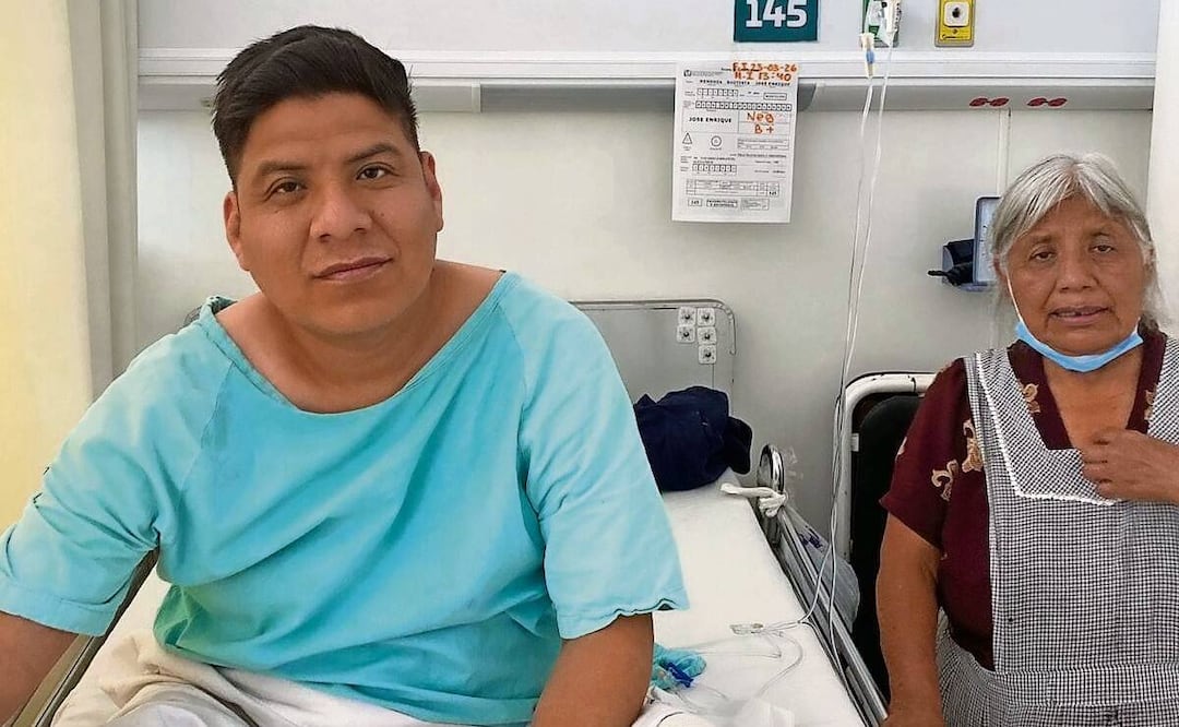 A más de un año de su accidente, José dice que ya pidió a los doctores que le corten la pierna, por todo lo que ha pasado, pero los médicos le aseguran que no es necesario. Foto: Juan Carlos Zavala / EL UNIVERSAL
