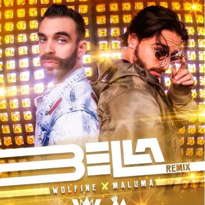 Wolfine y Maluma. Foto: Tomada de la cuenta oficial de Walfine en Instagram 