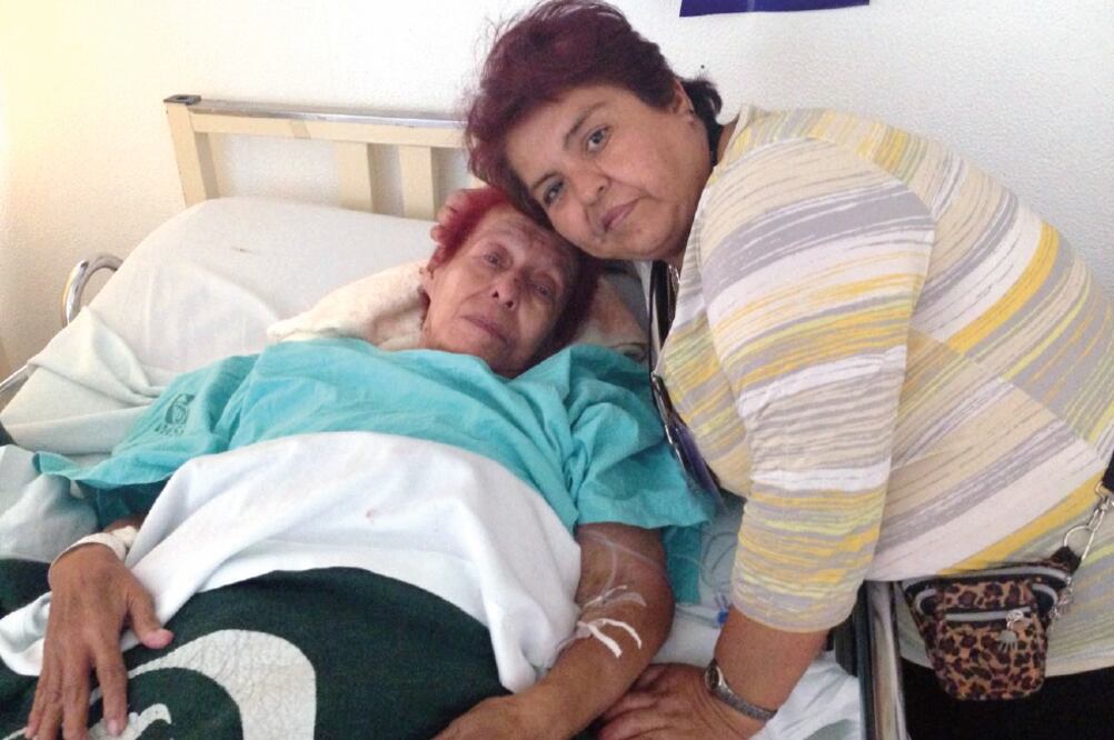 Lidia Quezada asegura que, a sus 83 años, nunca había sentido un temblor tan fuerte como el del pasado día 19. (Foto: PEDRO VILLA Y CAÑA. EL UNIVERSAL)