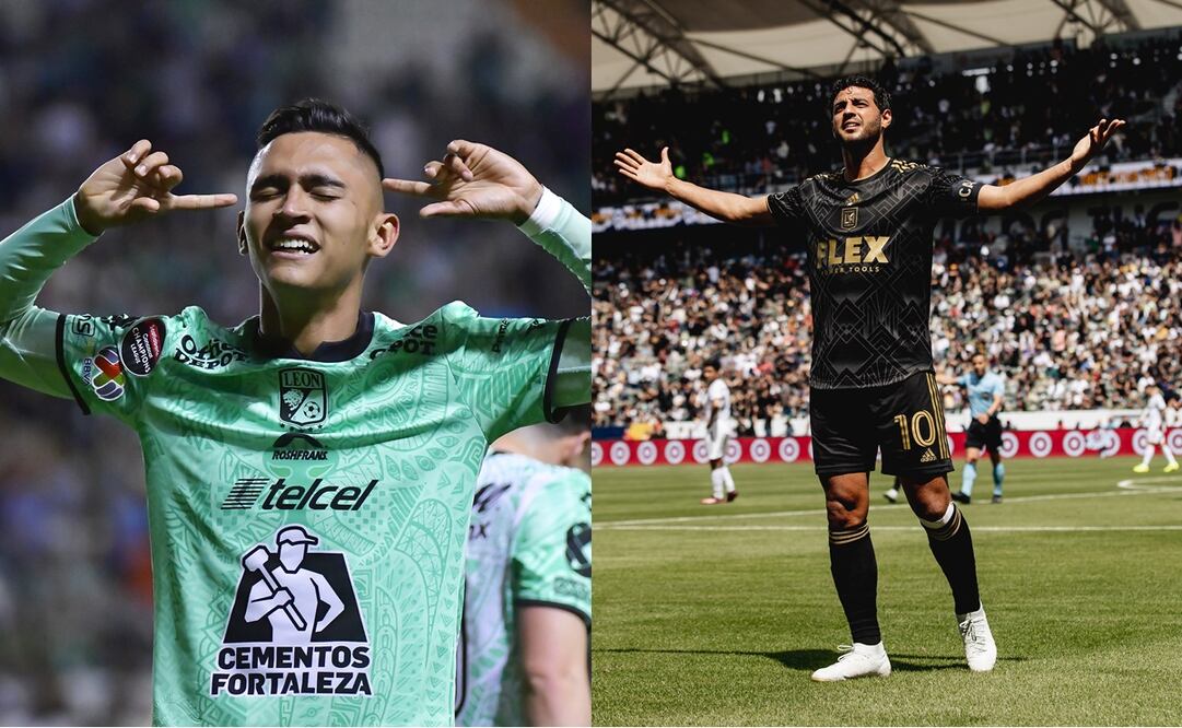 Fidel Ambriz de León y Carlos Vela del LAFC / Foto: Especiales