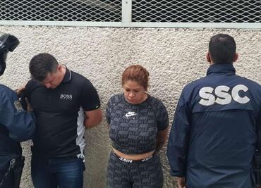 Cae pareja de colombianos por robo a transeúnte con violencia en la alcaldía Cuauhtémoc