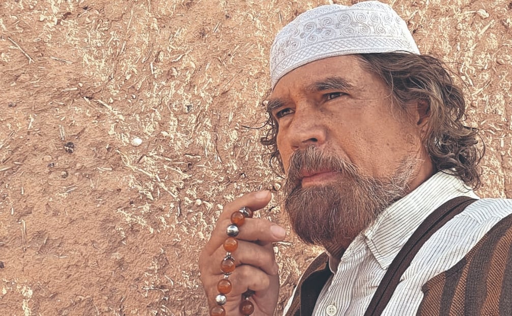 Alberto Estrella, caracterizado como Brahim, su personaje. Foto: Alberto Estrella