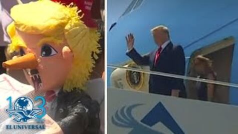 En medio de protestas, Trump llega a El Paso para visitar a víctimas de tiroteo