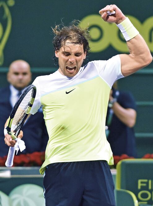 Rafael Nadal tuvo que disputar tres sets para asegurar el triunfo (EFE)