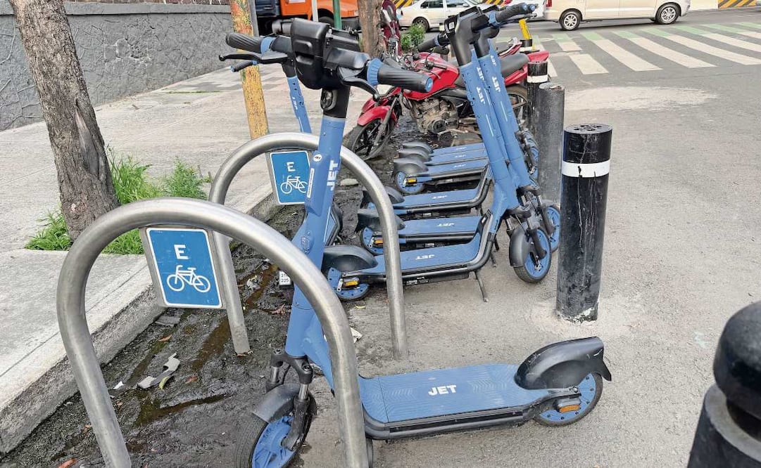 EL UNIVERSAL constató que los scooters siguen en renta en la alcaldías Cuauhtémoc y Benito Juárez. Foto: LEONARDO LUGO/EL UNIVERSAL