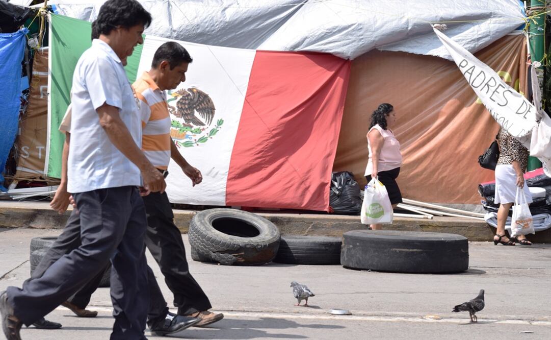 El lunes los maestros de la CNTE realizarán acciones de boteo y propaganda en la salida de Tuxtla Gutiérrez (Foto: Óscar León)