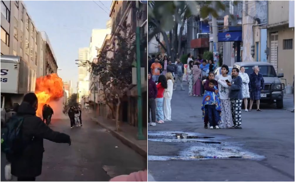 Este viernes 2 de enero la capital se despertó con la alerta sísmica, enfrentando un sismo de 6.5 grados con epicentro en Guerrero. Foto: X y Fernanda Rojas