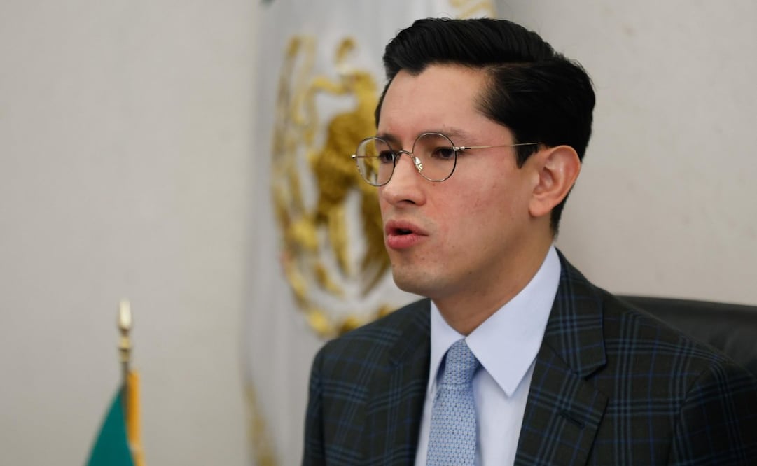 Comparecencia de Roberto Velasco Álvarez ante la comisión de Relaciones Exteriores en el Senado de la República para buscar la titularidad de la SRE (08/04/2026). Foto: Diego Simón Sánchez/ EL UNIVERSAL