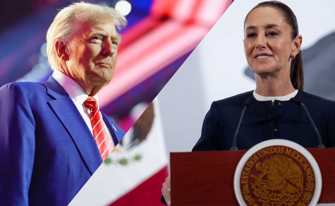 Claudia Sheinbaum Pardo, presidenta de México y Donald Trump, presidente de Estados Unidos. Fotos: FB@DonaldTrump y Cuartoscuro