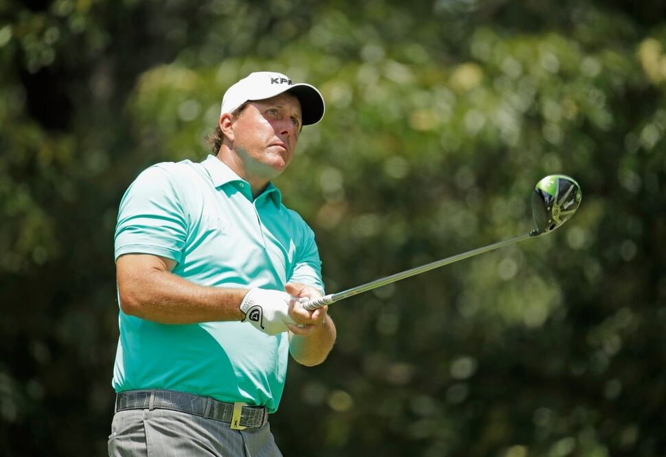 Twitter. Phil Mickelson durante un torneo de Golf