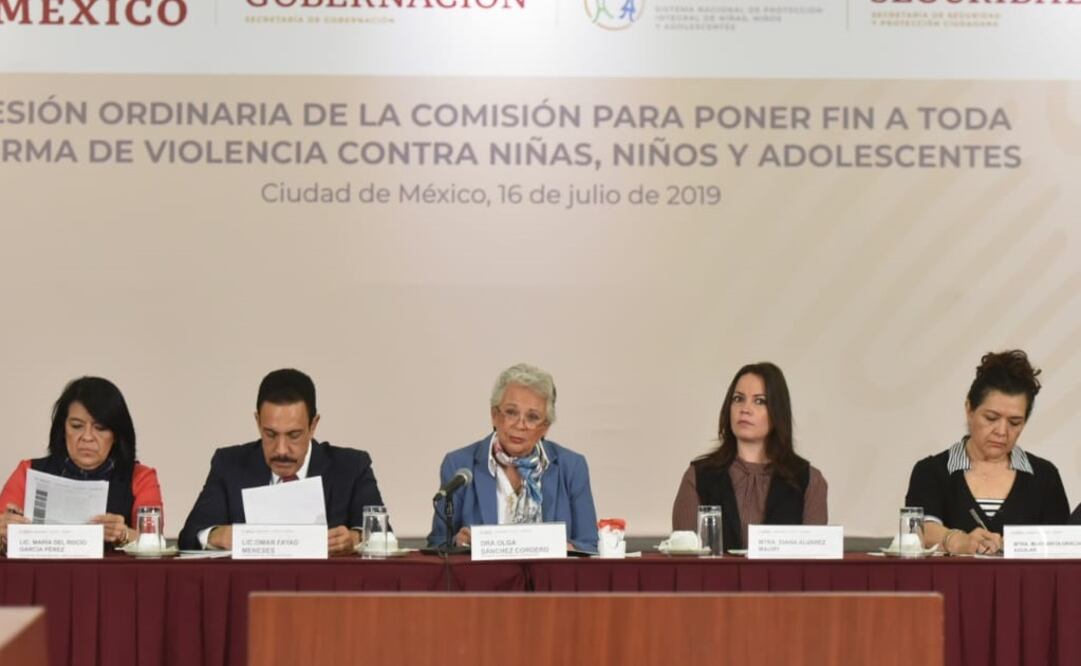 La titular de Segob, Olga Sánchez Cordero. Foto: Cortesía