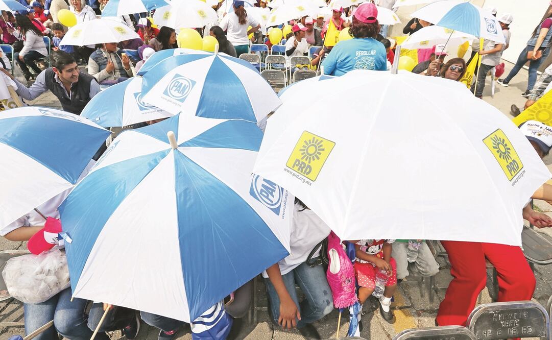 Los tres principales partidos de oposición buscan una coalición ciudadana, en la que participen más de 500 organizaciones sociales del país para defender a México. Foto: ARCHIVO EL UNIVERSAL