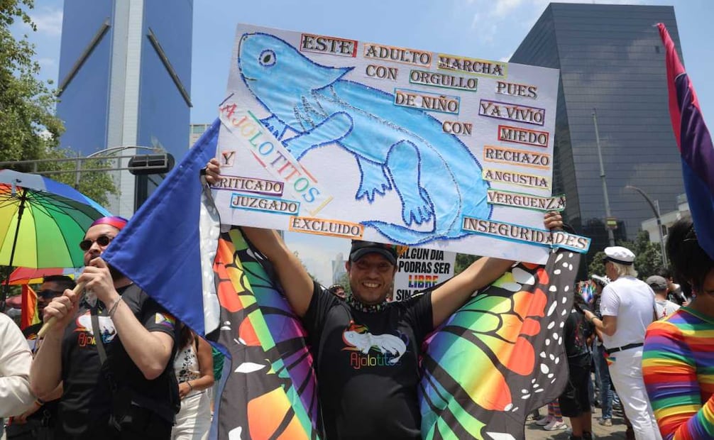 Aspectos de la 48 Marcha del Orgullo LGBTTTIQA+ en la Ciudad de México. Foto: Gabriel Pano / EL UNIVERSAL