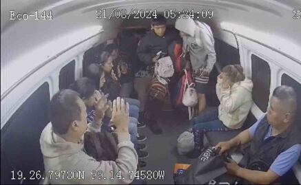 Capturan a jóvenes que presuntamente asaltaron una combi en Naucalpan