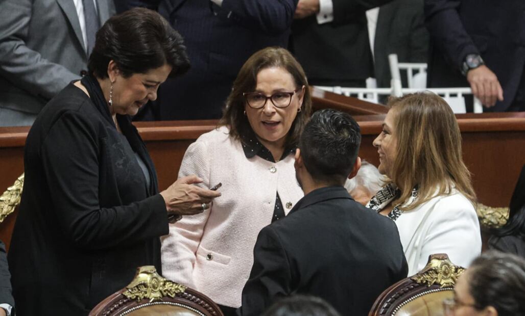 Rocio Nahle, gobernadora electa de Veracruz, entre los invitados. Foto: Gabriel Pano/EL UNIVERSAL