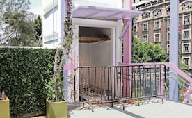 Elevadores del jardín flotante, aún sin operar