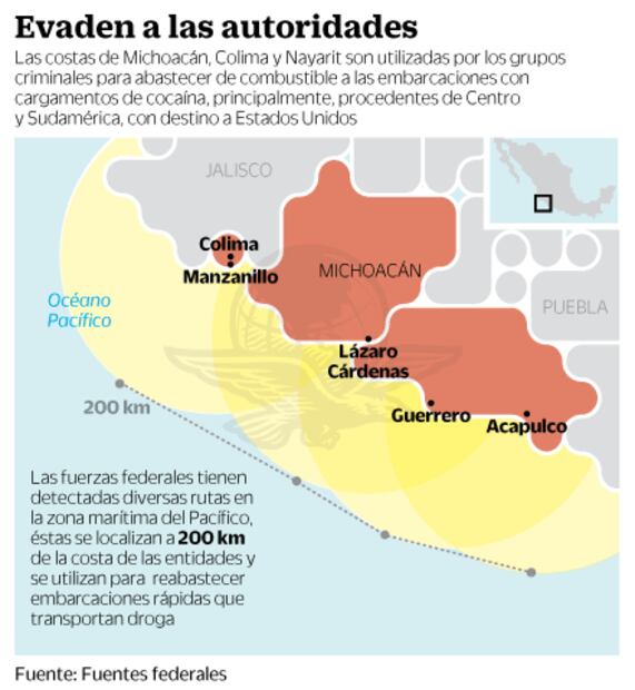 Huachicoleros surten al narco en altamar